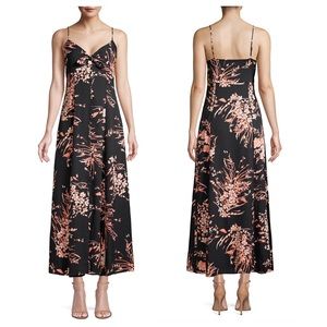 Joie Almona Floral Empire-Waist Maxi Dress